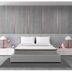 Nệm lò xo Liên Á Cocoon Grey Luxe cao 30cm